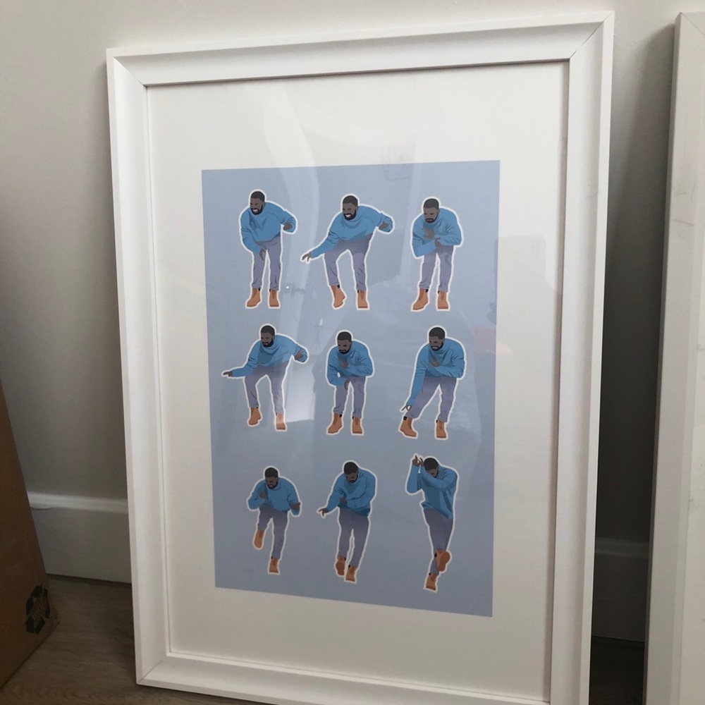Drake wall art